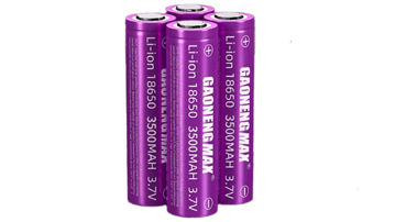باتری لیتیوم یون قابل شارژ گانمکس مدل 18650 ظرفیت 3500(1عدد)