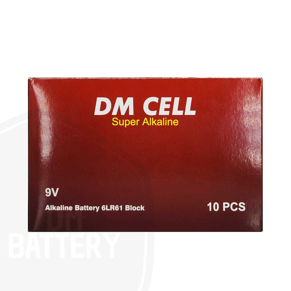 باتری کتابی 9 ولت آلکالاین DM CELL