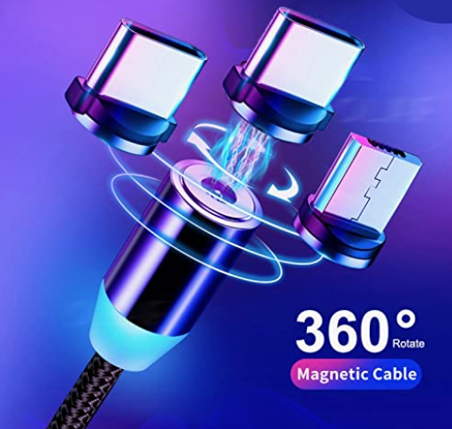 کابل شارژ مغناطیسی چرخش 360 درجه X-Cable