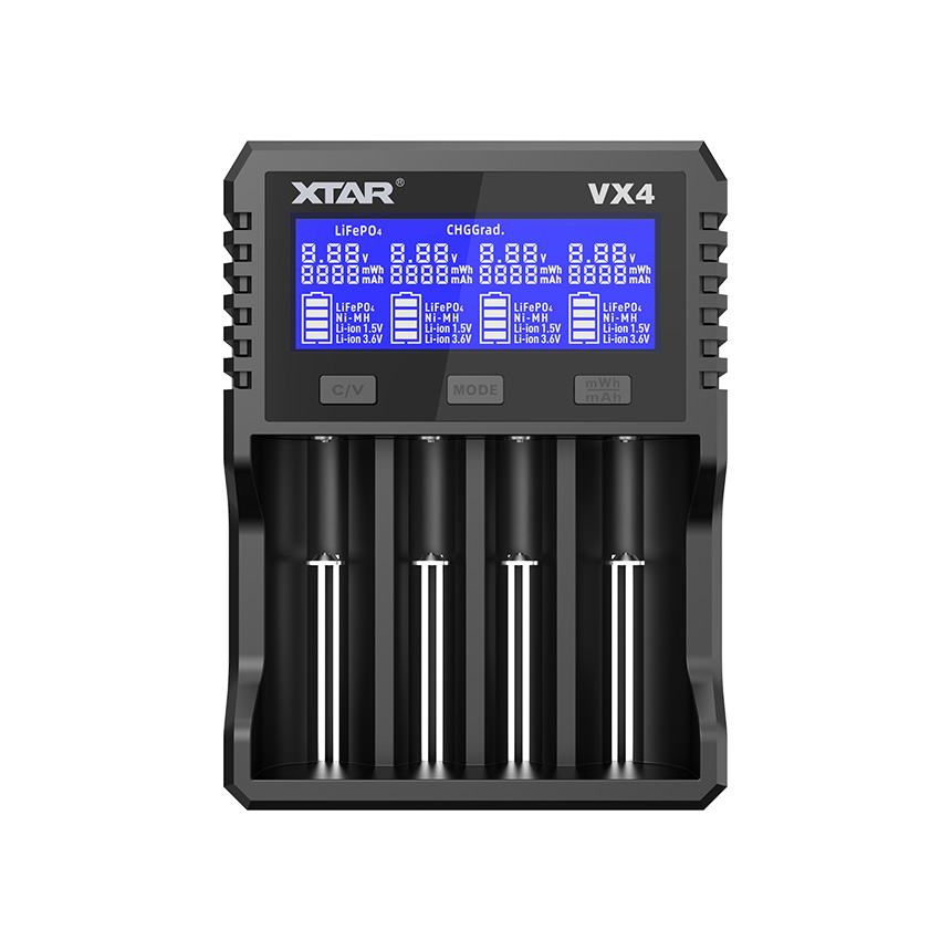 شارژر باتری اکستار 4 شیار هوشمند XTAR VX4 Visile Mixer