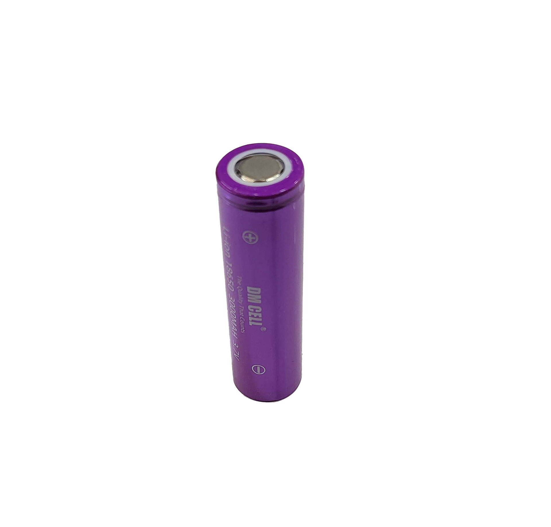 باتری 18650 سرتخت قابل شارژ  10C-3000Mah برند DM