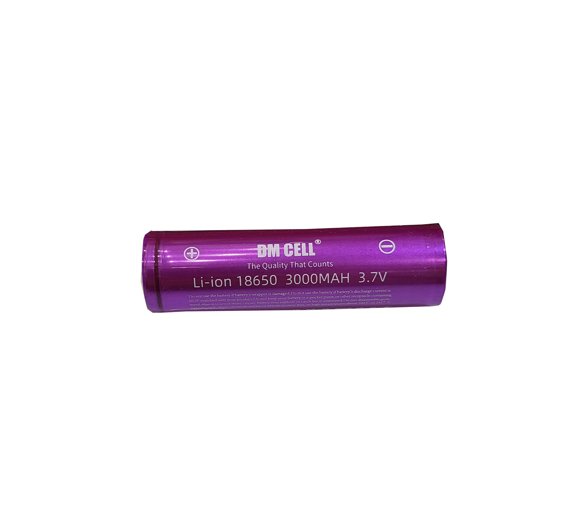 باتری 18650 سرتخت قابل شارژ  10C-3000Mah برند DM